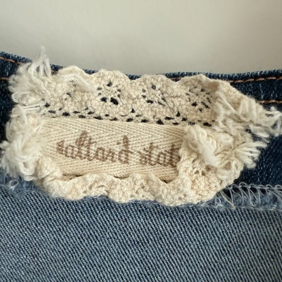 $5 ship! Altar'd State Mini Denim Dress - Size S - Picture 8 of 9